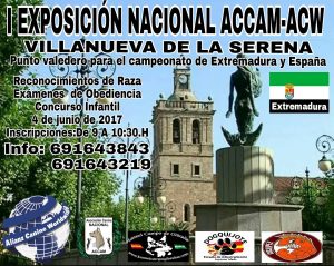 I Exposición Canina Nacional Villanueva de la Serena - Badajoz 2017