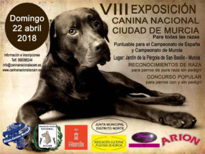 VIII Exposición Canina Nacional Ciudad de Murcia 2018