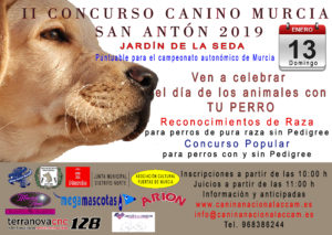 II Concurso Canino de Murcia San Antón 2019 @ Jardín de la Seda de Murcia