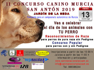 II Concurso Canino de Murcia San Antón 2019 @ Jardín de la Seda de Murcia