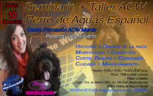 Seminario+Taller Perro de Aguas Español ACW Murcia- Febrero 2019 @ Alianz Canine Worldwide- Sede Central