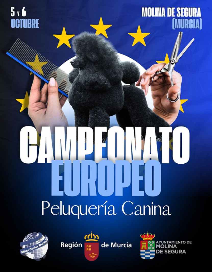 Campeonato Europeo peluquería canina 2024 Murcia